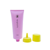 Tubo de gel de ducha y champú de 200ML personalizado, tubo suave cosmético para acondicionador de cabello, tubo de plástico con tapa de boquilla larga