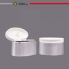 Tubos de protección solar de plástico ovalados de 50 ml y 100 ml con tapa abatible plateada Envases para productos para el cuidado de la piel como crema facial Crema para manos