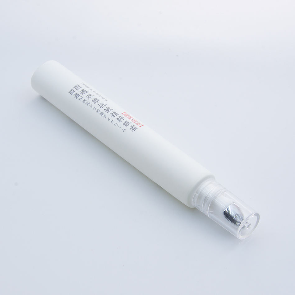 Tubo PBL vacío personalizado para el cuidado de los ojos con aplicador de masaje de Gel crema lápiz labial tipo cosmético etiquetado de materiales manipulación de superficies