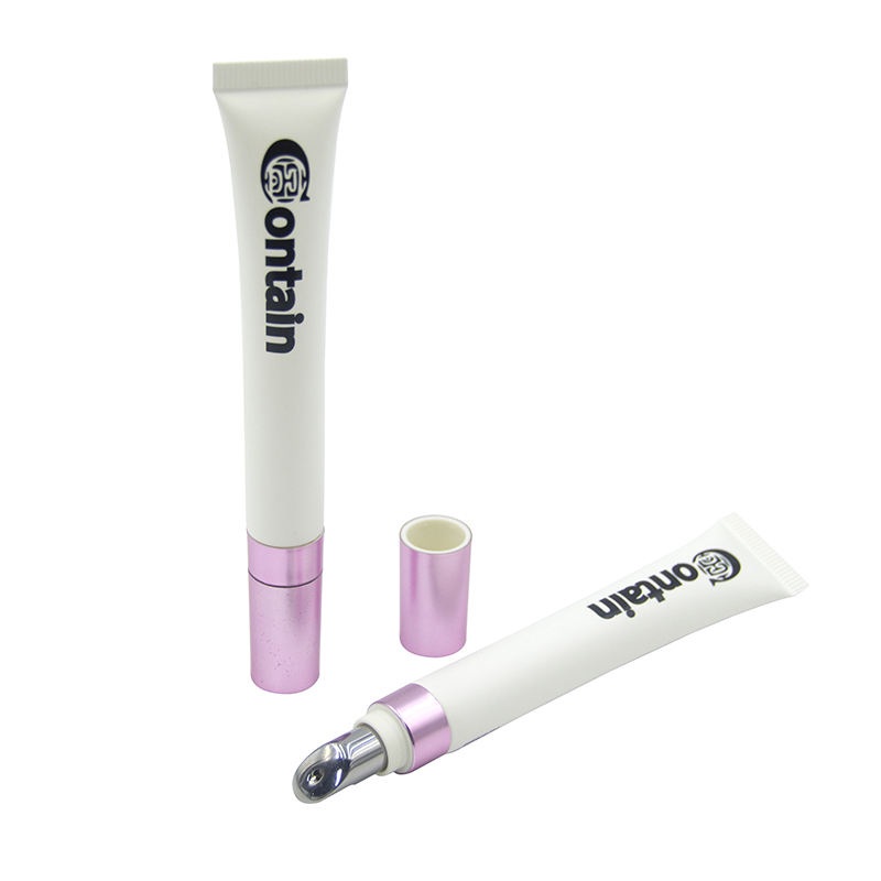 Gran oferta de tubo de embalaje de 10ml, 15ml y 20ml con cabezal aplicador vibratorio para crema de ojos, lápiz labial, protector solar y limpiador