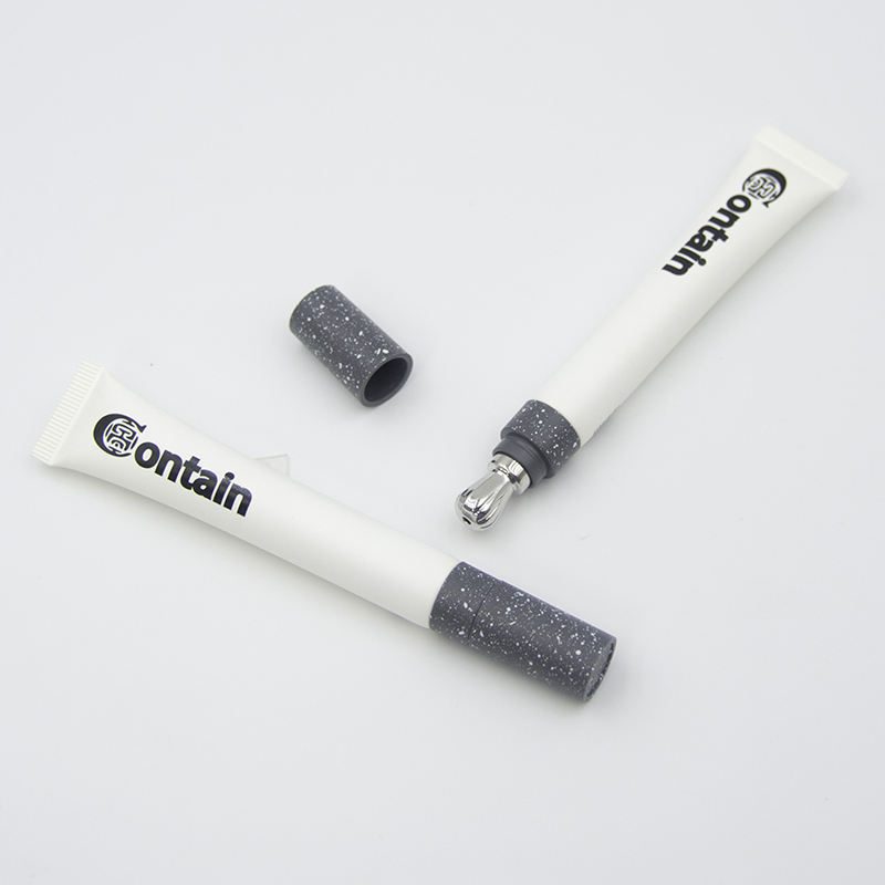 Gran oferta OEM, tubo de embalaje de 10ml, 15ml y 20ml con cabezal aplicador vibratorio para crema de ojos, lápiz labial, protector solar y limpiador