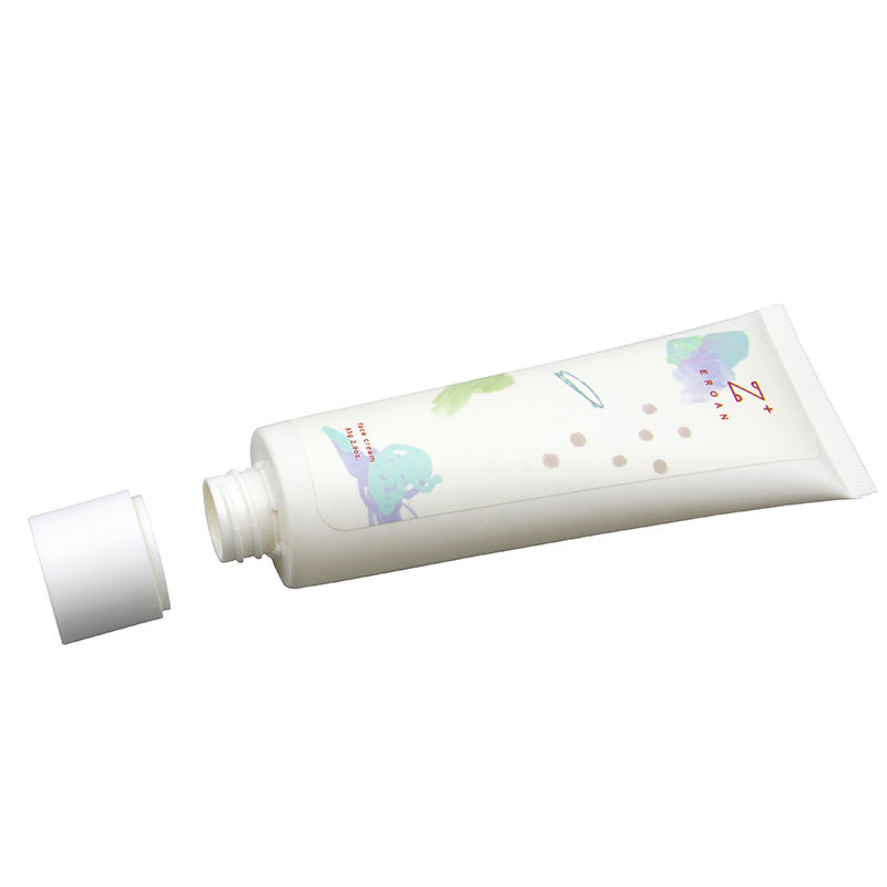 Tubo de plástico suave personalizado para lavado de cara y loción, embalaje de crema de manos con cubierta superior giratoria, diseño personalizado