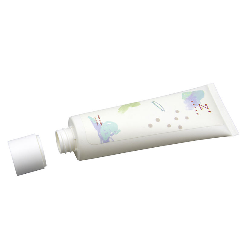 Tubo de plástico suave personalizado para lavado de cara y loción, embalaje de crema de manos con cubierta superior giratoria, diseño personalizado