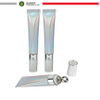 Tubo de crema para ojos con aplicador de masaje de astilla de metal 10 ml 25 ml 30 ml Tubo suave de plástico de aluminio ABL