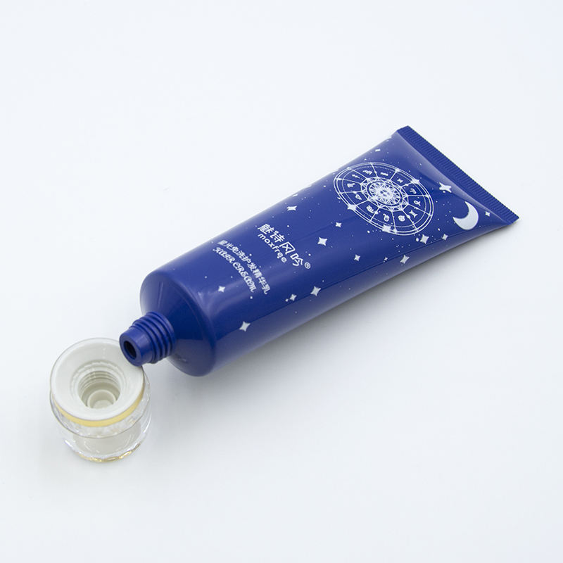 Cubierta acrílica suave personalizada, loción corporal, tubo de limpieza facial, protector solar personalizado, embalaje de tubo de plástico para crema facial y manos