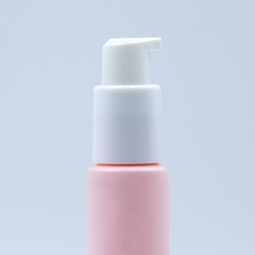 Tubos vacíos de lujo para crema de ojos BB, de plástico, 15ml, 30ml, 50ml, con bomba sin aire, tacto suave, mate, rosa, protección solar, champú, cosméticos