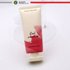 Tubos de PE planos ovalados personalizados, envases de plástico vacíos para protector solar, crema de base BB, crema de manos, crema facial con tapa de rosca