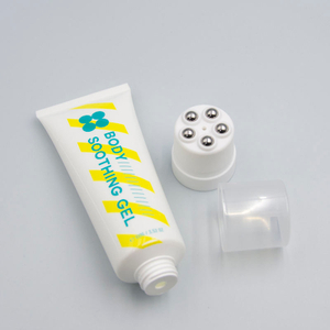 Tubo de extrusión de envases cosméticos de plástico personalizado de 60 ml-150 ml con cabezal de masaje de 5 bolas