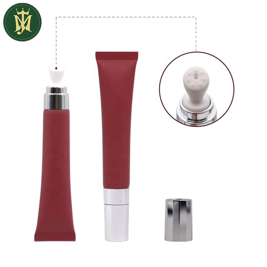 Empaquetado principal de cerámica de la manguera de la cabeza de la aleación del cinc del tubo de la crema del ojo del apretón del cometic de Custom10ml 15ml 20ml