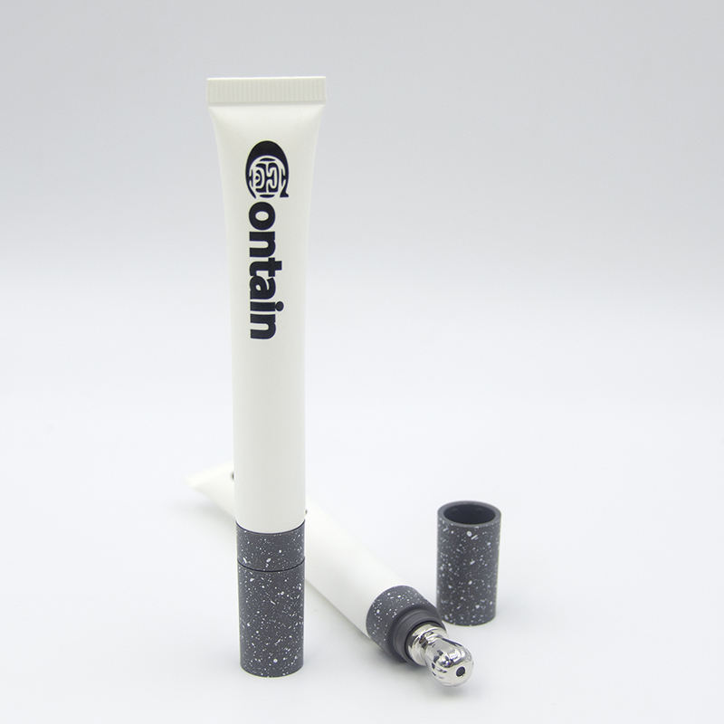 Gran oferta OEM, tubo de embalaje de 10ml, 15ml y 20ml con cabezal aplicador vibratorio para crema de ojos, lápiz labial, protector solar y limpiador