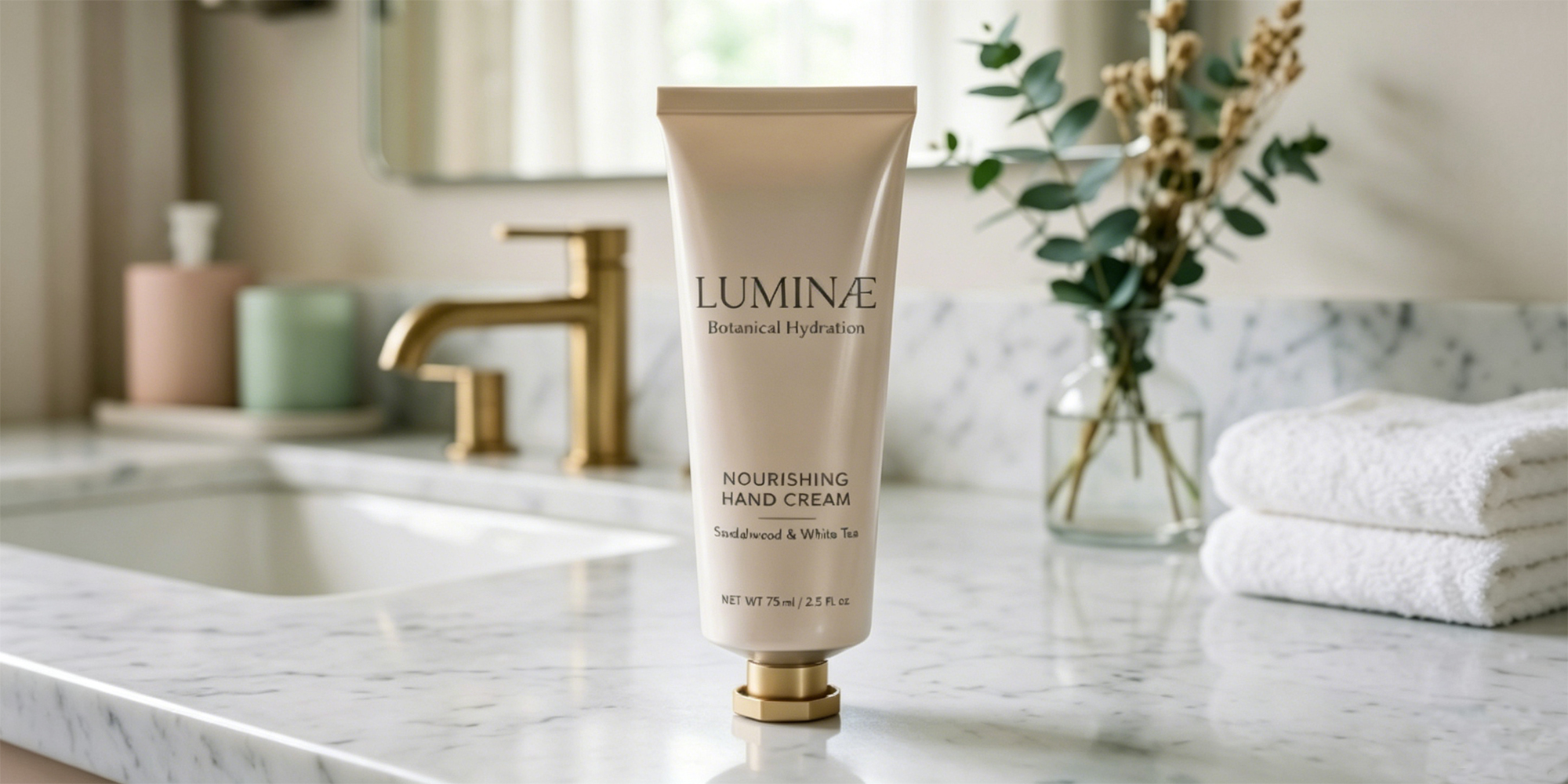 Tubo de crema de mano